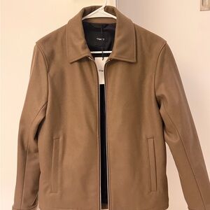 Theory Ash Brown Urban Melton Jacket